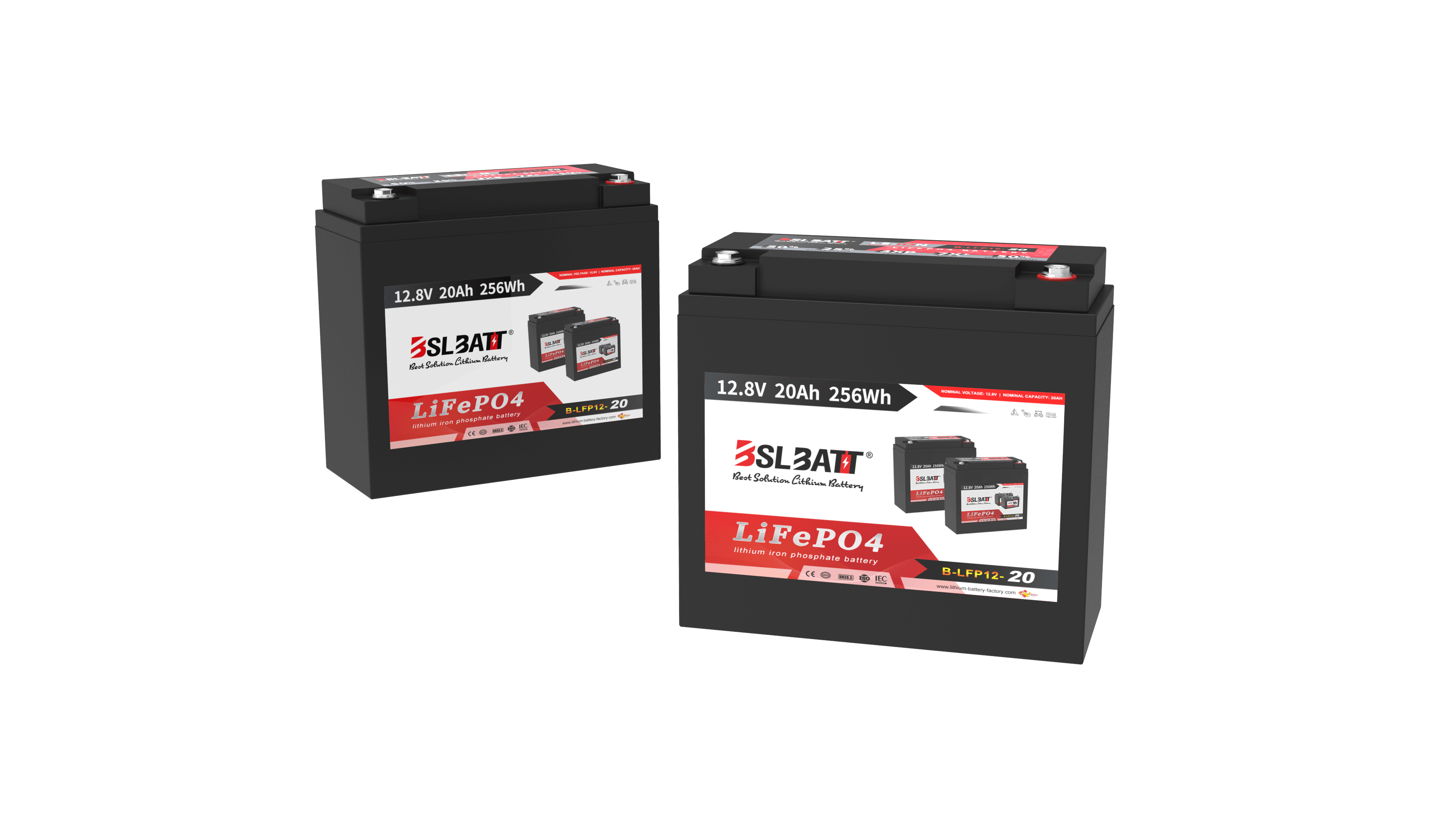 Batterie Lithium-Ion 12V - 20Ah - 256Wh - PowerBrick+ LiFePO4 LFP