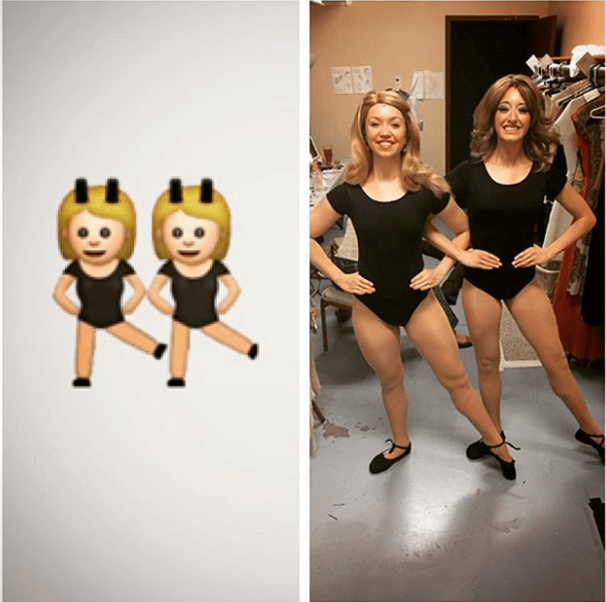 halloween Dancing girls emoji