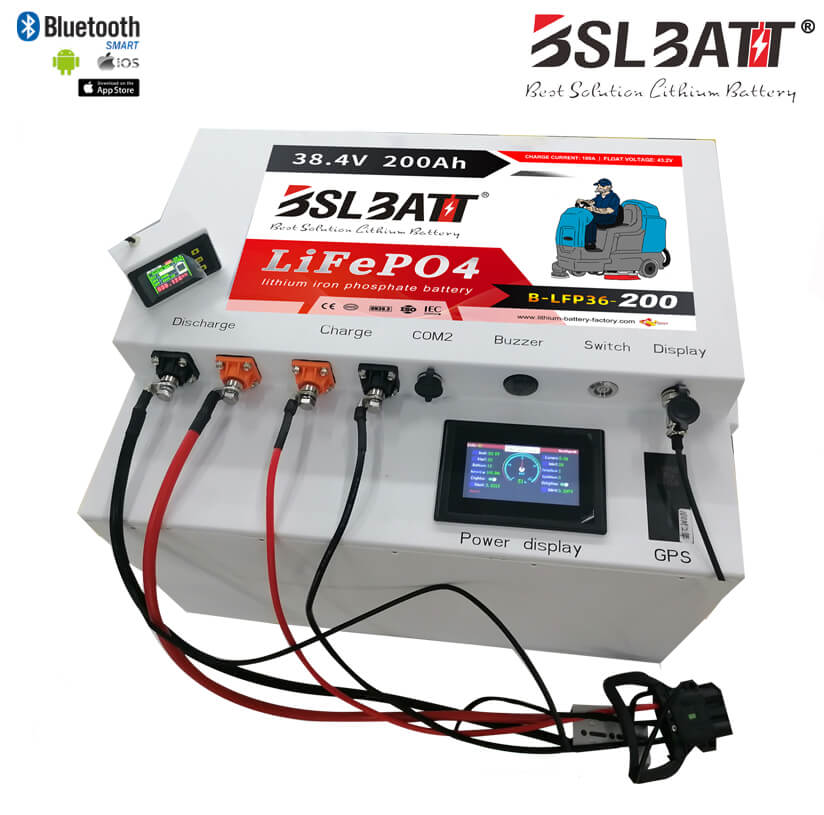 36V 200AH lithium ion battery