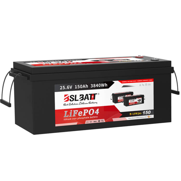 24V 150AH Lithium Ion Battery  High Performance LiFePO4 Battery