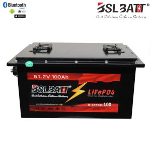 Batterie de voiturette de golf au lithium-ion BSLBATT 48V 100Ah
