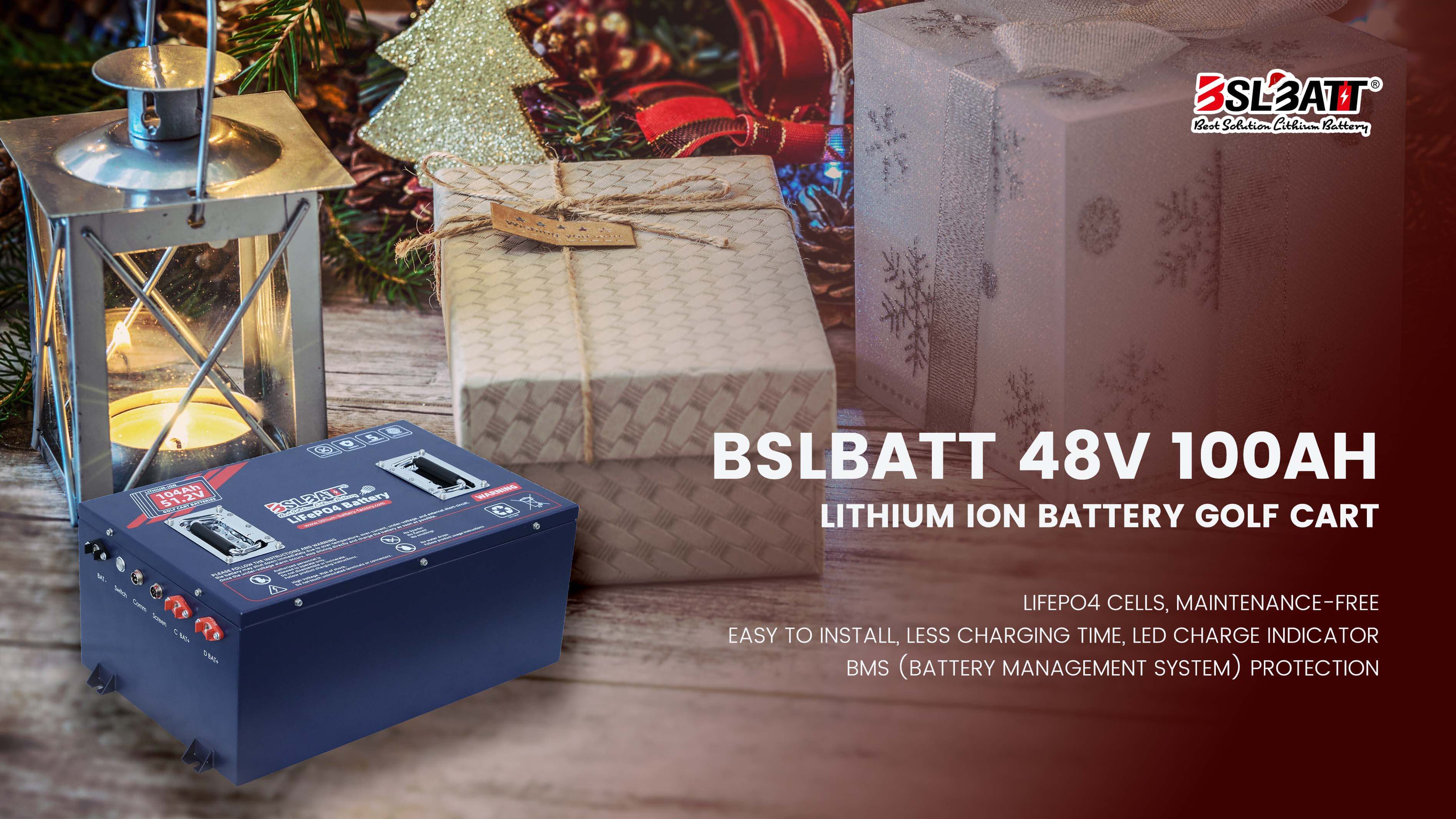 48V 100Ah lithium golf cart batteries