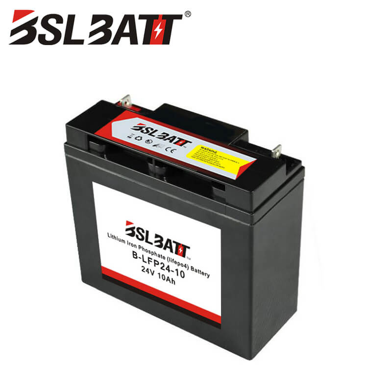 BSLBATT Batería recargable de iones de litio de 24 V 10 Ah