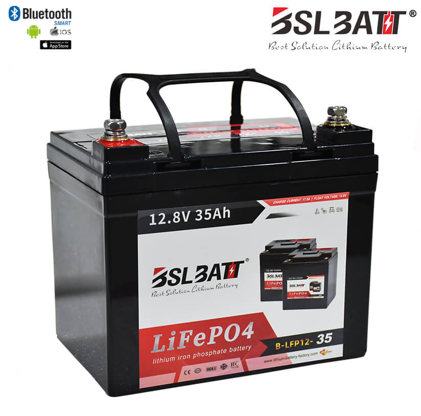 Batterie de démarrage du phosphate de fer lithium U1 12V 35AH 480CCA pour tondeuse à gazon
