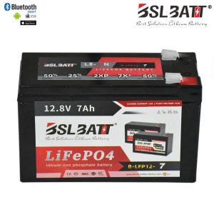 Batería de litio recargable de 12 voltios - 12 V 7 Ah - LiFEPO4