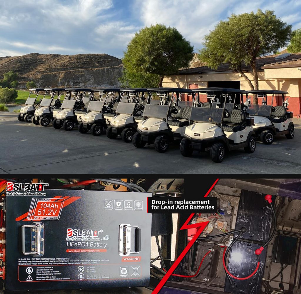 golf cart lithium battery 48v