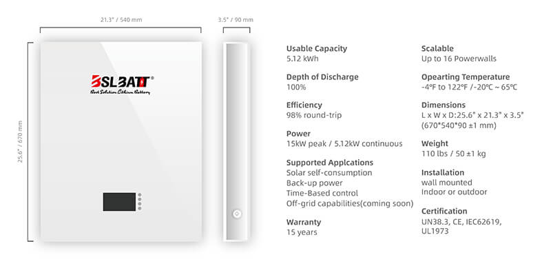 5 kwh lithium ion battery price