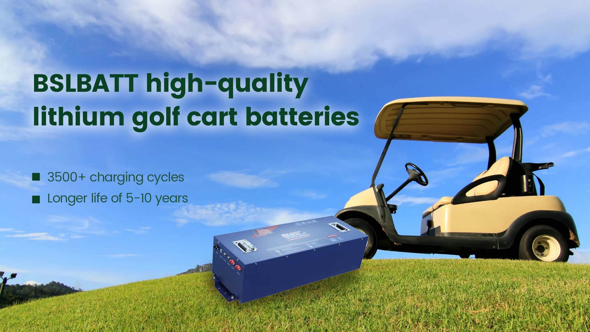 Lithium golf cart batteries are the next big thing to replace lead-acid golf cart batteries