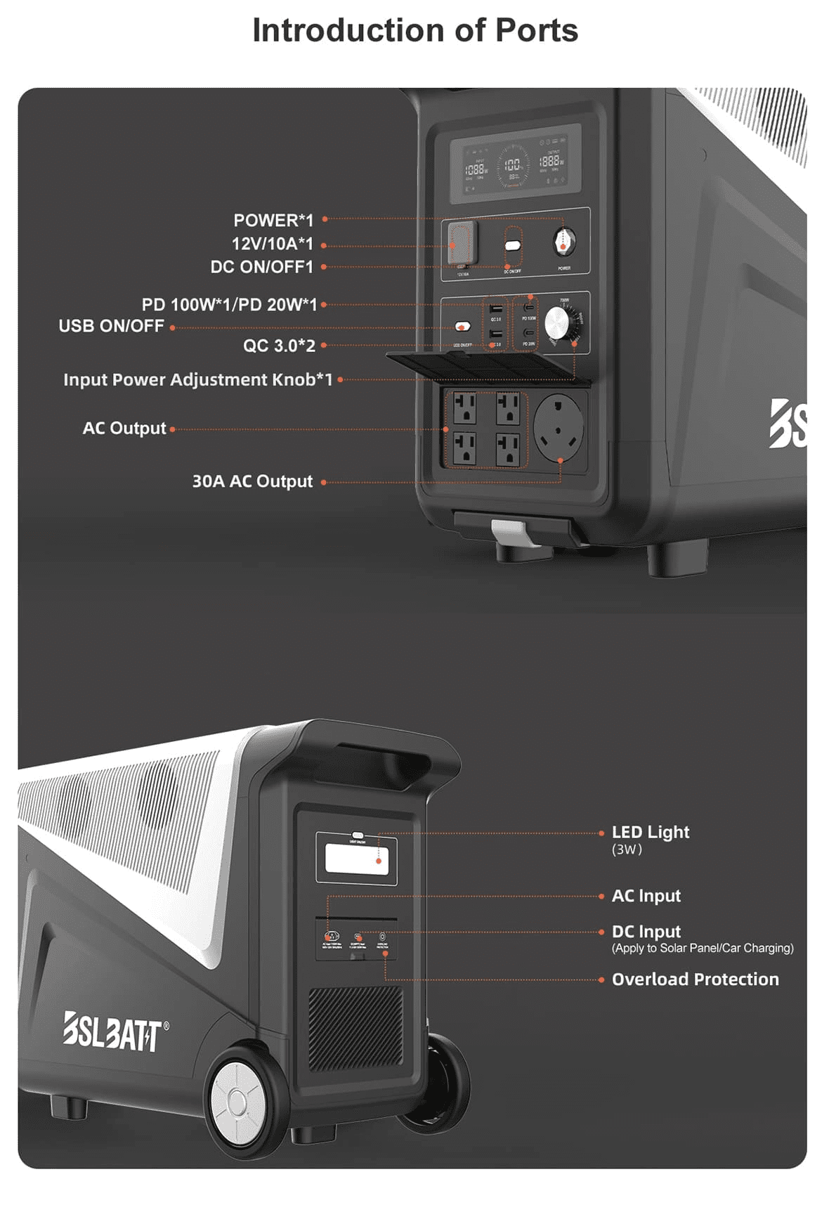 Product details of camping mobile power supply